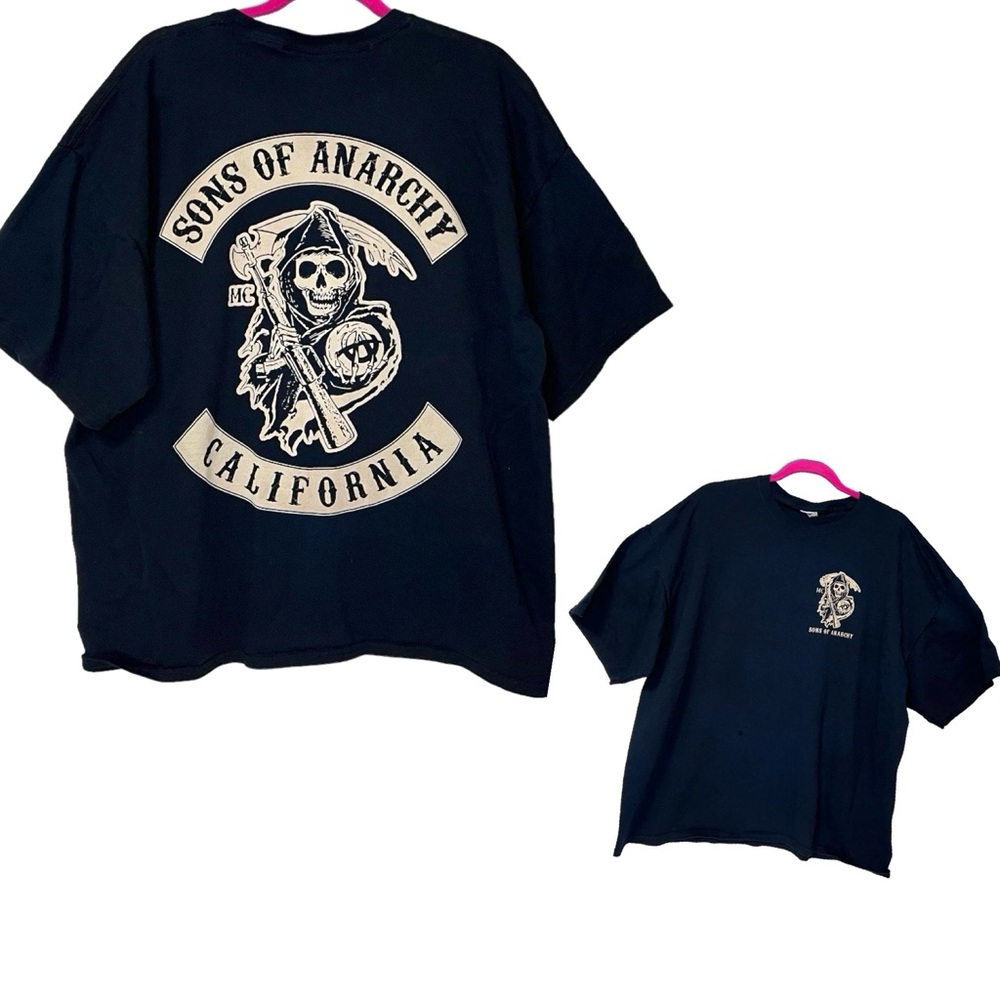 Sons of Anarchy California black logo T-shirt